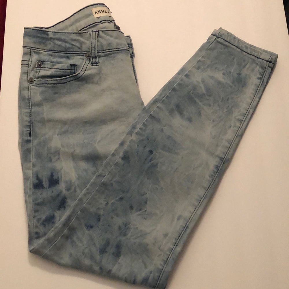 Ashley mason acid wash jeans